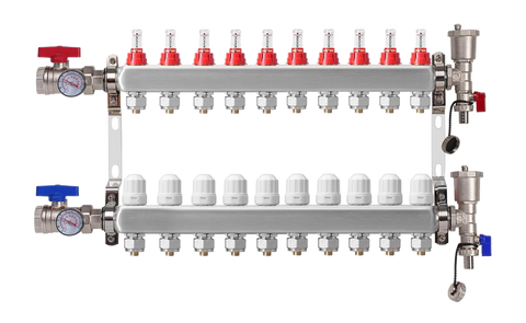 10-Loop Radiant Heat Manifold