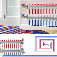 10-Loop Radiant Heat Manifold