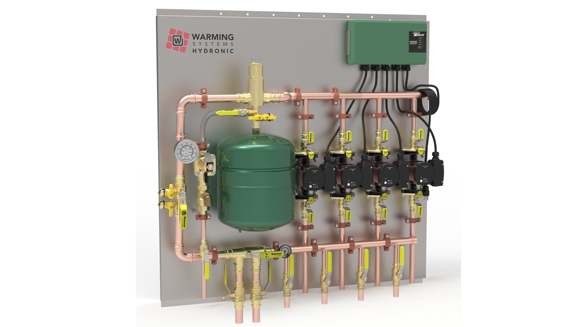 Assembled Hydronic Panel for Radiant Heat