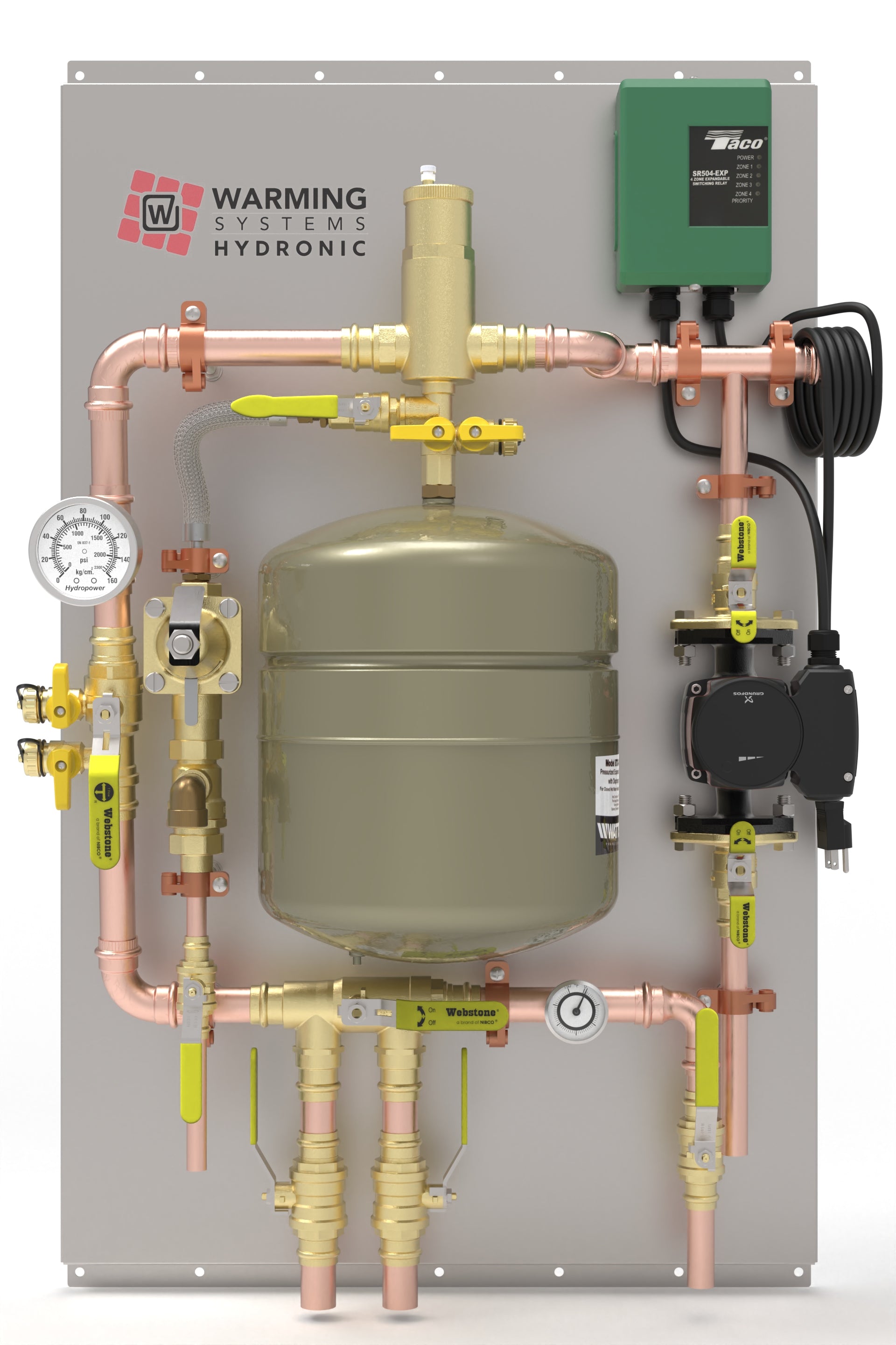 Assembled Hydronic Panel for Radiant Heat