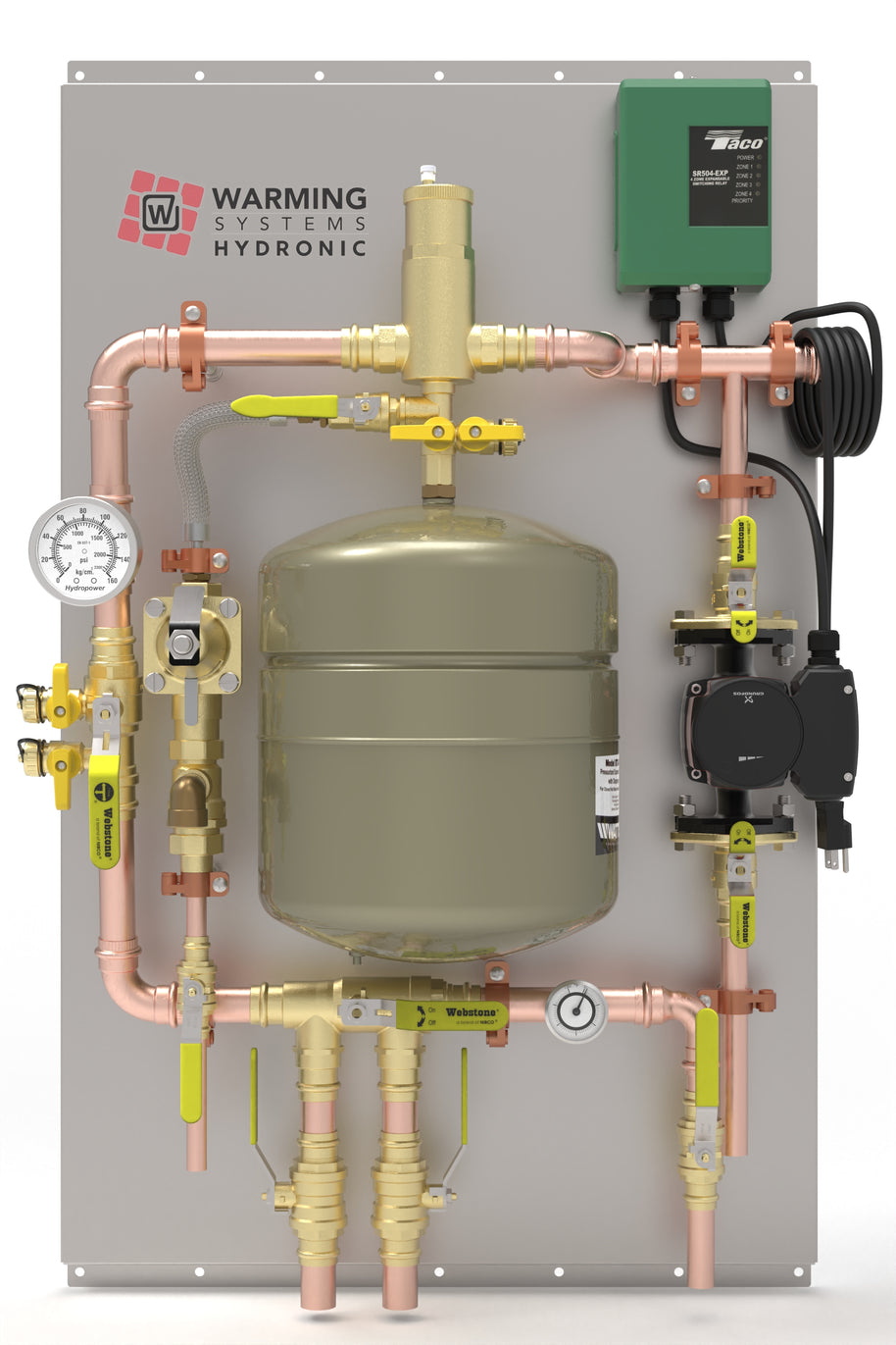 Assembled Hydronic Panel for Radiant Heat
