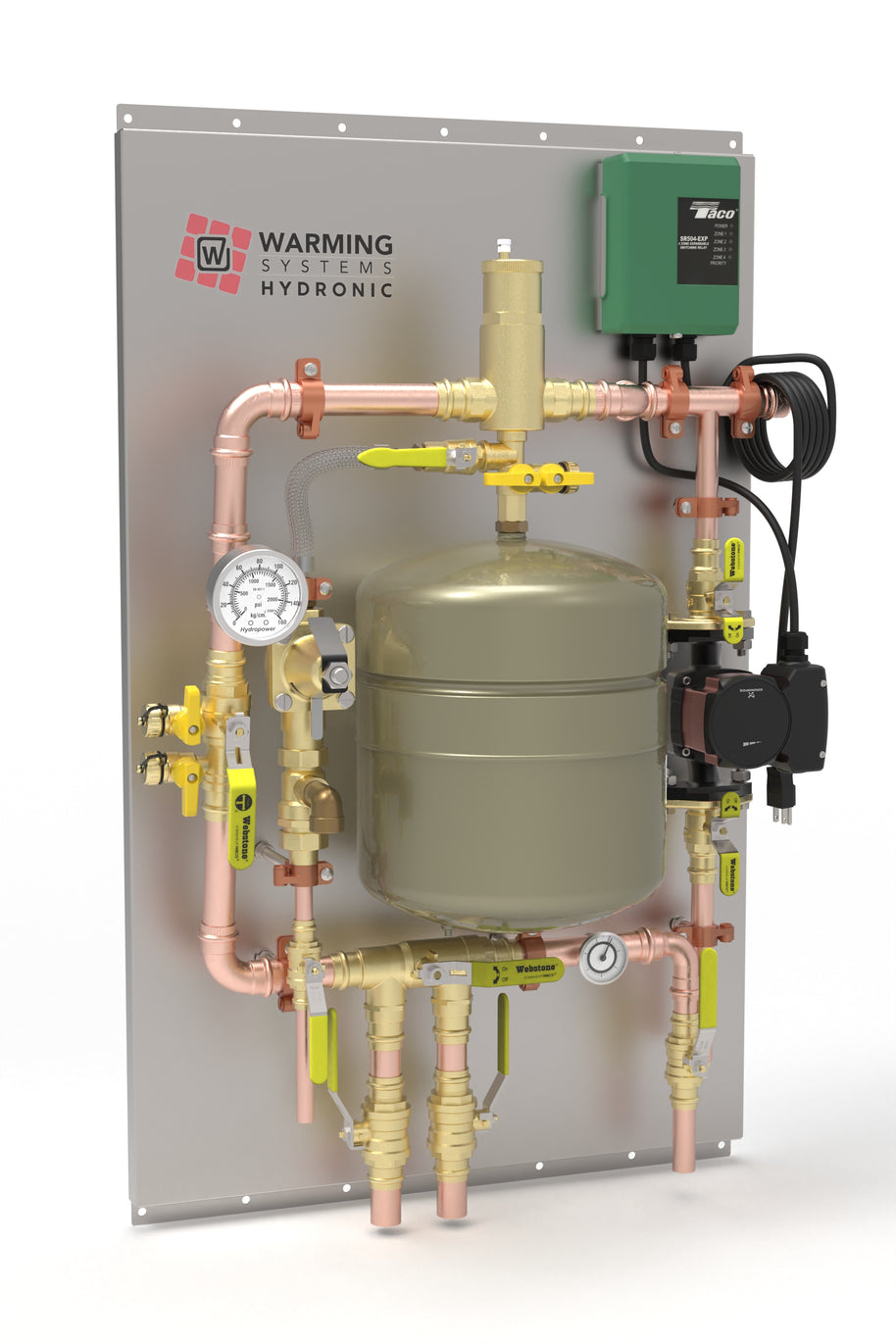 Assembled Hydronic Panel for Radiant Heat
