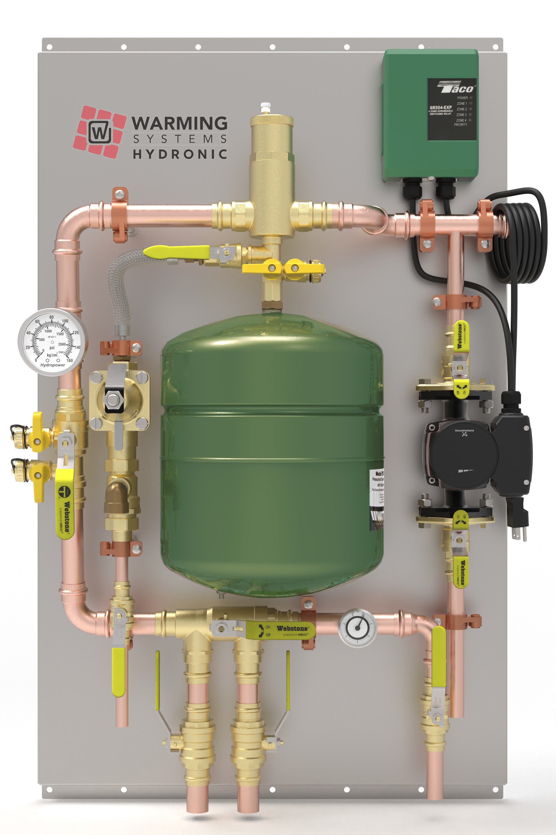 Assembled Hydronic Panel for Radiant Heat
