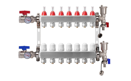 7-Loop Radiant Heat Manifold