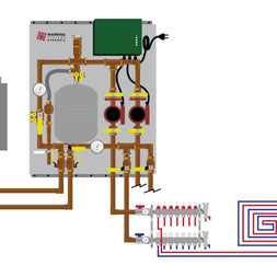 Assembled Hydronic Panel for Radiant Heat