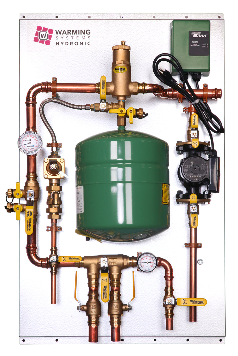 Large Assembled Hydronic Panel for Radiant Heat