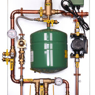 Large Assembled Hydronic Panel for Radiant Heat