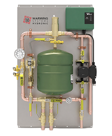 Assembled Valve Zone Panel for Radiant Heat