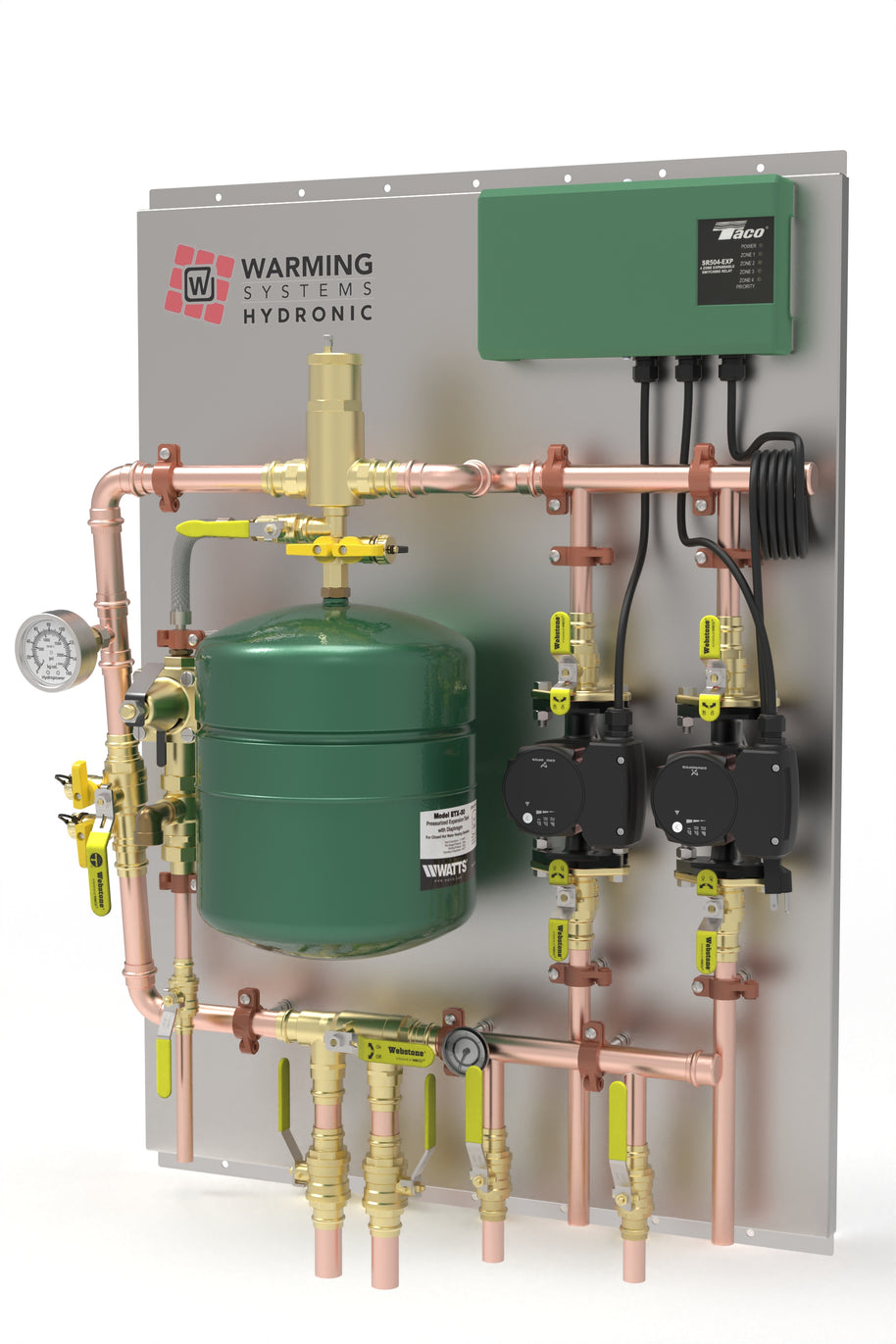Assembled Hydronic Panel for Radiant Heat