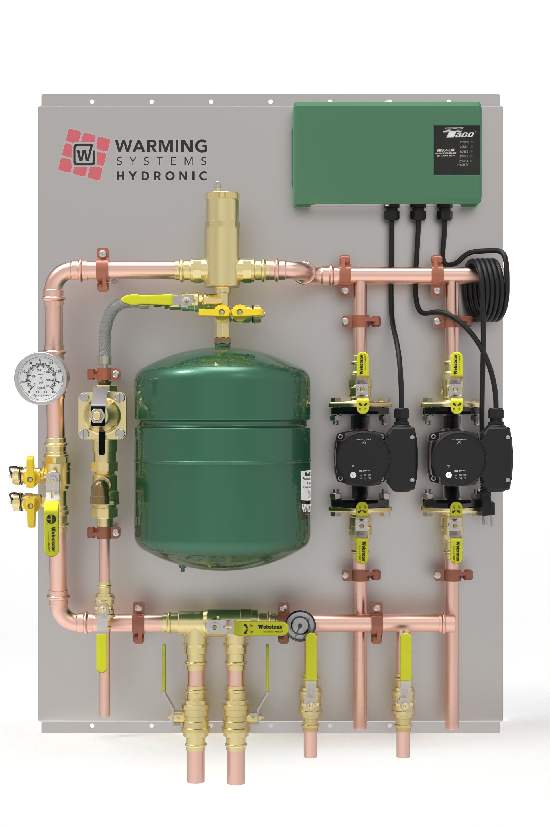 Assembled Hydronic Panel for Radiant Heat