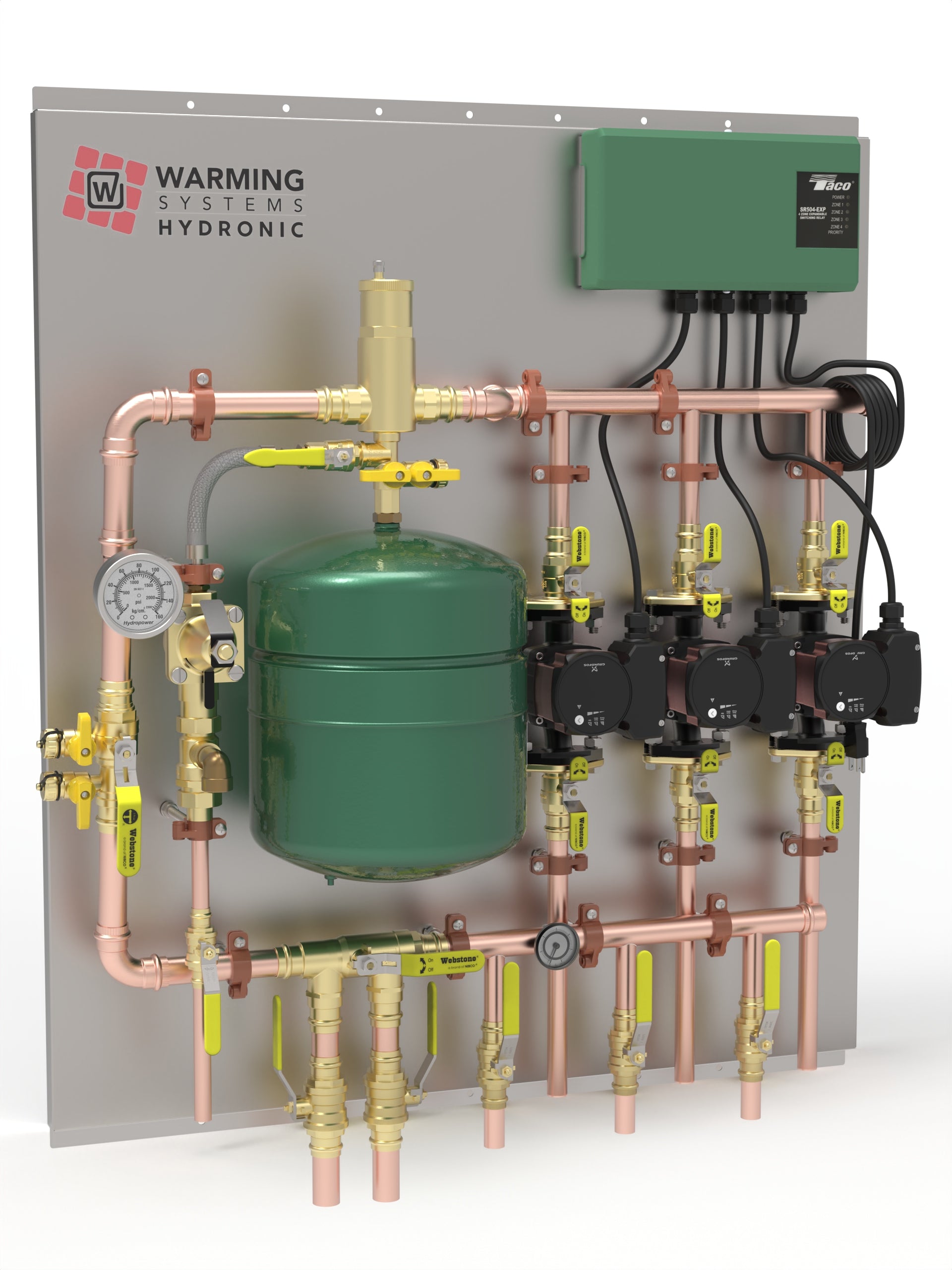 Assembled Hydronic Panel for Radiant Heat