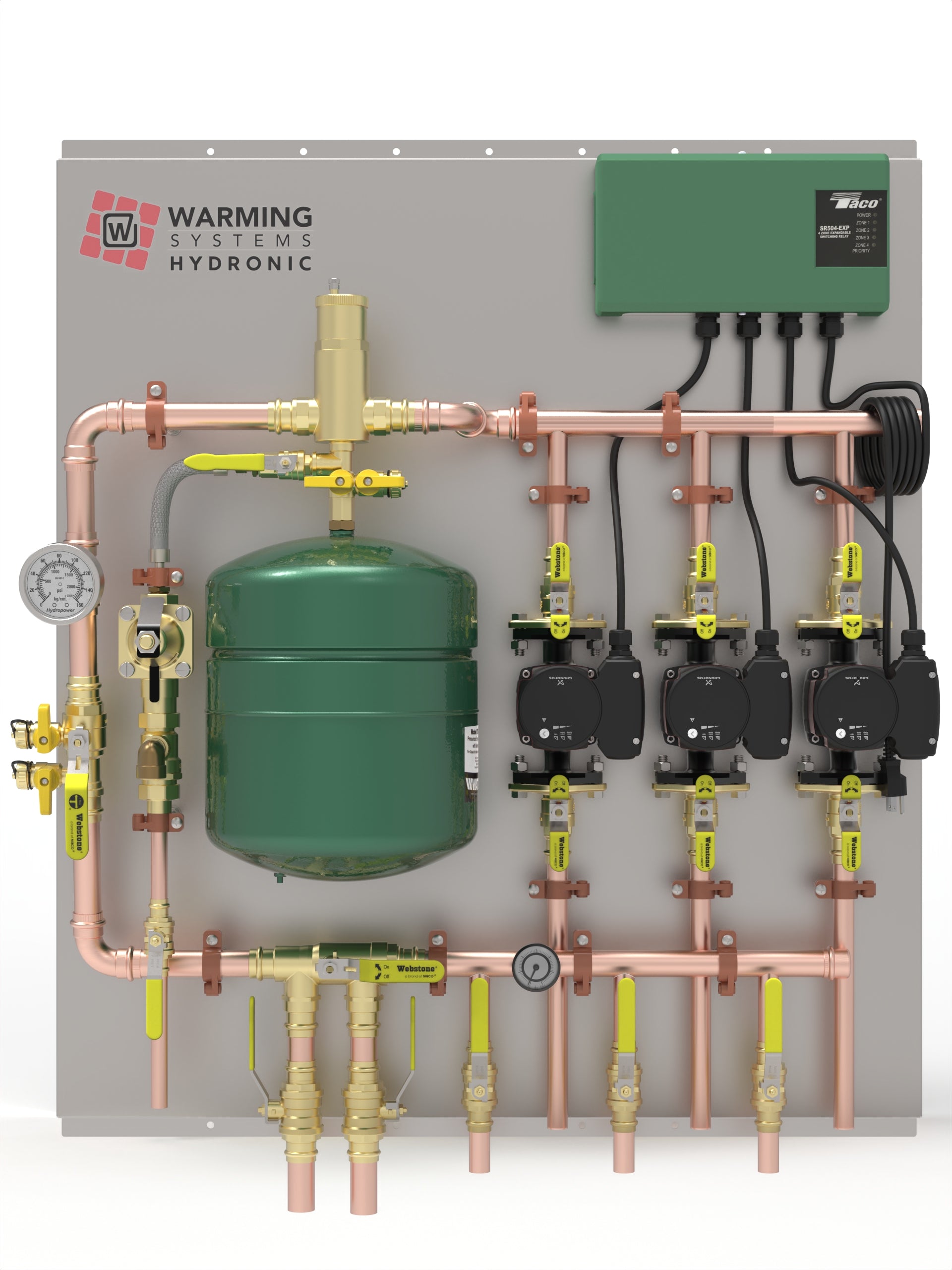 Assembled Hydronic Panel for Radiant Heat