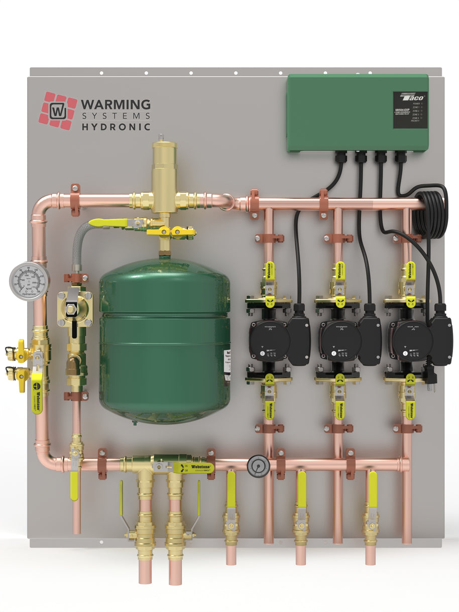 Assembled Hydronic Panel for Radiant Heat