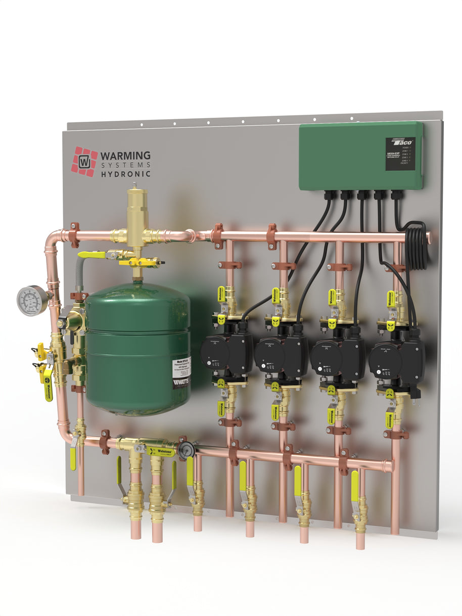 Assembled Hydronic Panel for Radiant Heat