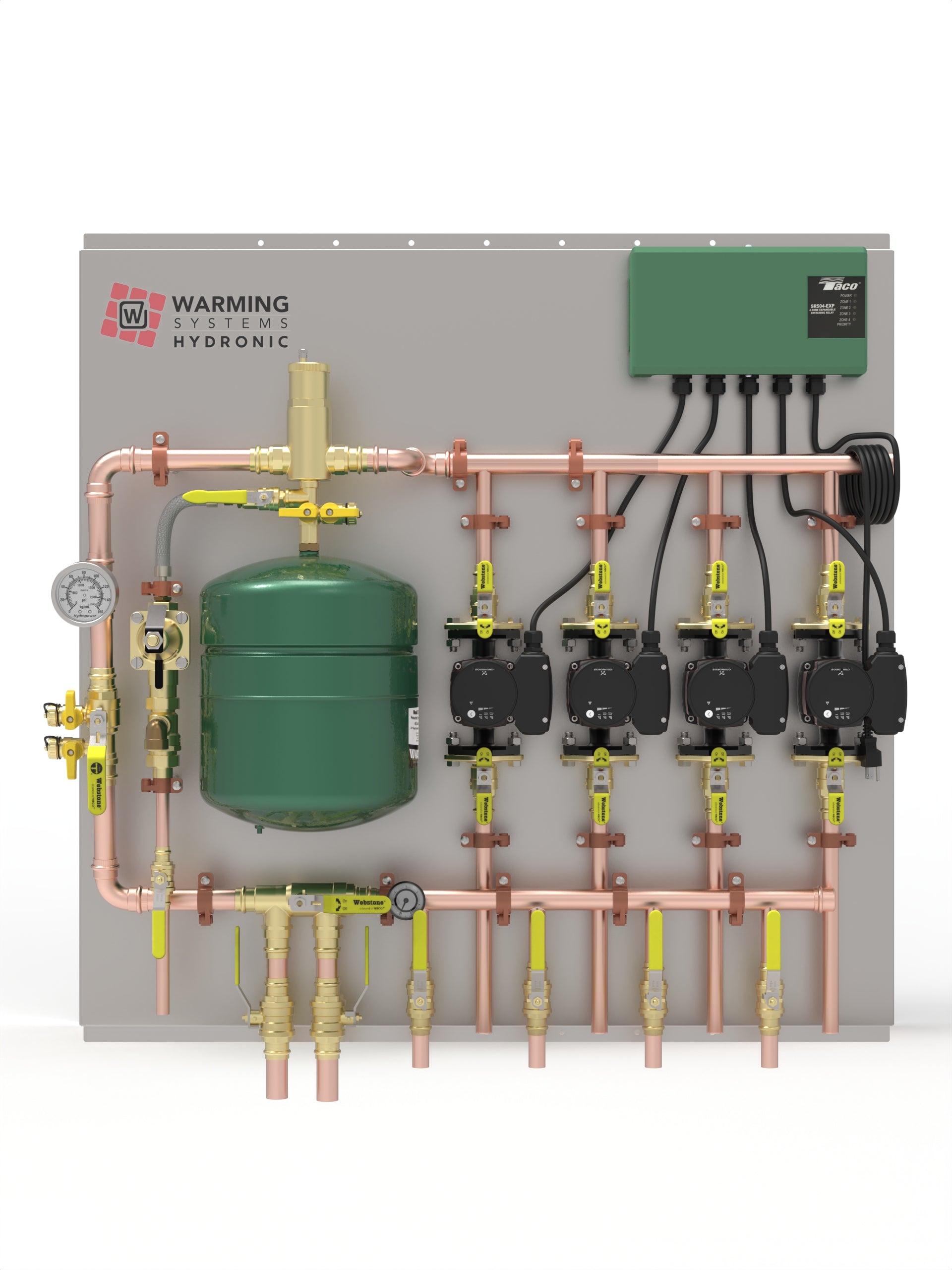 Assembled Hydronic Panel for Radiant Heat