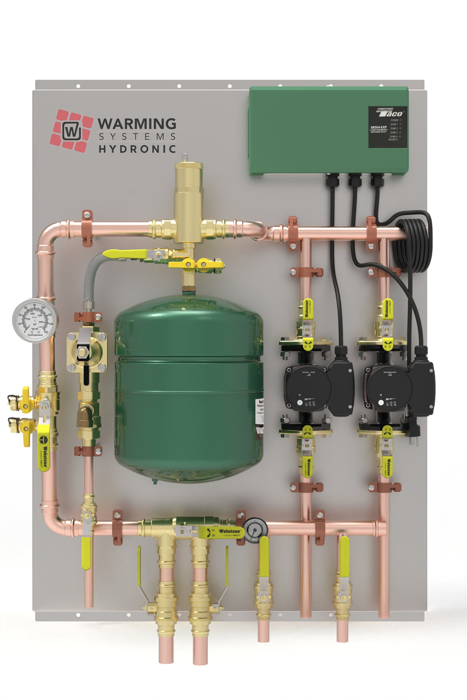 Assembled Hydronic Panel for Radiant Heat