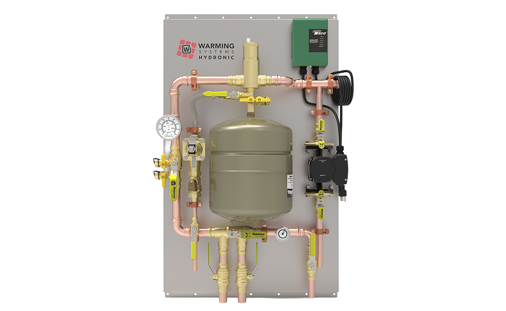 Large Assembled Hydronic Panel for Radiant Heat